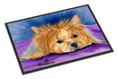 Yorkie Doormat Indoor Outdoor 18H X 27W Front Door Mat Rugs for Entryway, Non Slip Washable