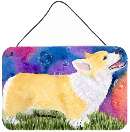 Corgi Indoor Aluminium Metal Wall or Door Hanging Prints