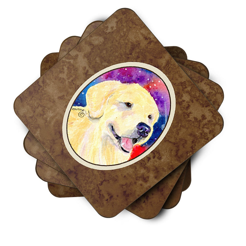 Set of 4 Golden Retriever Foam Coasters