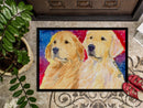 Golden Retriever Doormat Indoor Outdoor 24H X 36W Front Door Mat Rugs for Entryway, Non Slip Washable Low Pile,