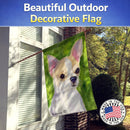 Chihuahua House Flag 28x40 Porch Sleeve Pole Decorative Outside Yard Banner Artwork Wall Hanging, Polyester