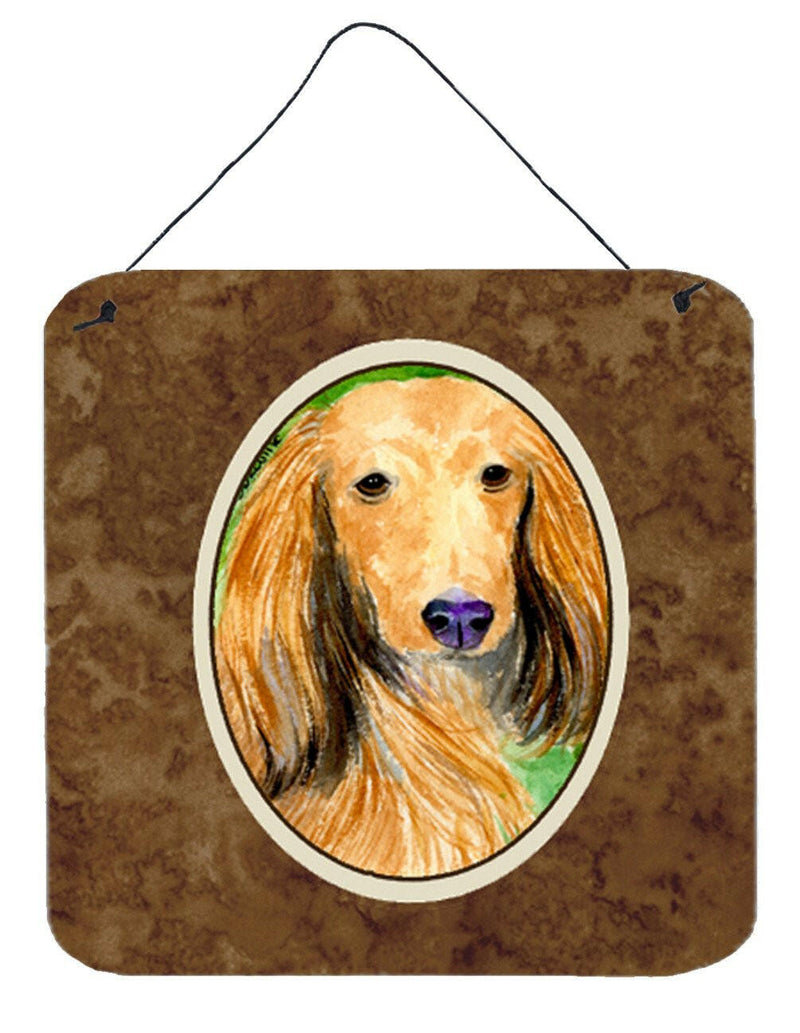 Dachshund Aluminium Metal Wall or Door Hanging Prints