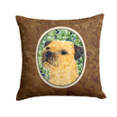 Border Terrier Throw Pillow - 14x14 Decorative Pillow – Art for Your Home & Patio