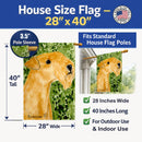 Lakeland Terrier House Flag 28x40 Porch Sleeve Pole Decorative Outside Yard Banner Artwork Wall Hanging, Polyester