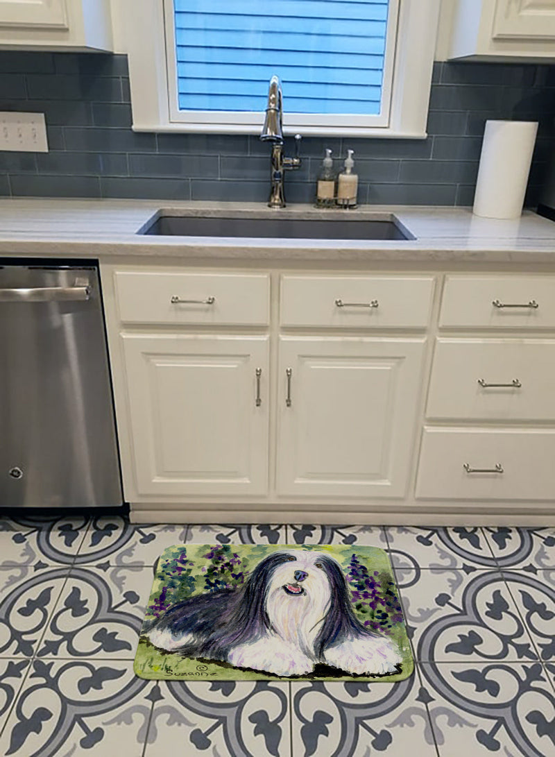 Bearded Collie Machine Washable Memory Foam Mat SS8816RUG