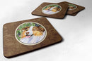 Australian Shepherd Foam Coasters Set of 4 Cup Coasters for Indoor Outdoor, Tabletop Protection, Anti Slip, Mouse pad Material