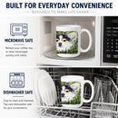 Chihuahua Ceramic Coffee Mug 15 oz Decorative Large C Handle Mug Cup for Tea, Cocoa Hot Chocolate