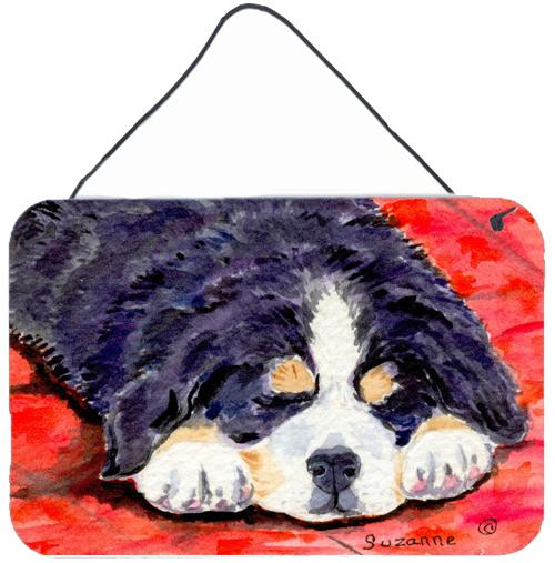 Bernese Mountain Dog Indoor Aluminium Metal Wall or Door Hanging Prints