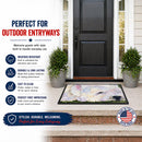 Westie Doormat Indoor Outdoor 18H X 27W Front Door Mat Rugs for Entryway, Non Slip Washable