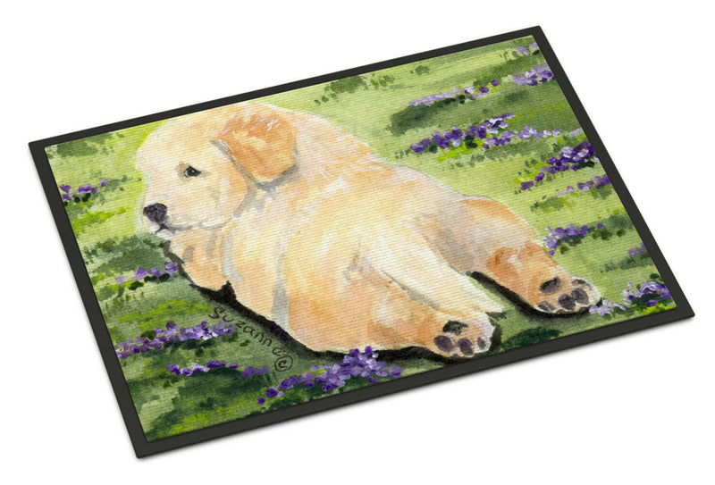 Golden Retriever Indoor Outdoor Mat 18x27 Doormat