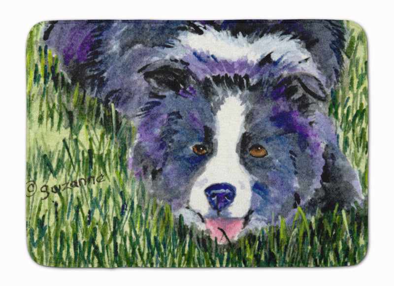 Border Collie Machine Washable Memory Foam Mat SS8836RUG