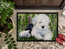 Old English Sheepdog Doormat Indoor Outdoor 24H X 36W Front Door Mat Rugs for Entryway, Non Slip Washable Low Pile,