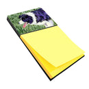 Border Collie Refiillable Sticky Note Holder or Note Dispenser SS8843SN- Refiilable Desk Accessory Note Pad