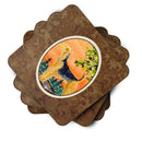 Airedale Coasters - Set of 4 Lightweight Foam, Absorbent Drink Coasters