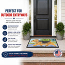 Norwich Terrier Doormat Indoor Outdoor 18H X 27W Front Door Mat Rugs for Entryway, Non Slip Washable
