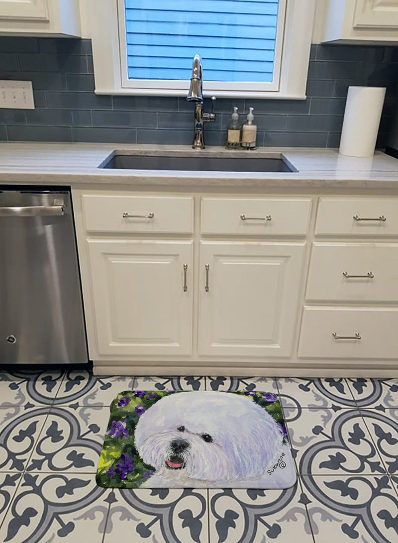 Bichon Frise Machine Washable Memory Foam Mat SS8897RUG