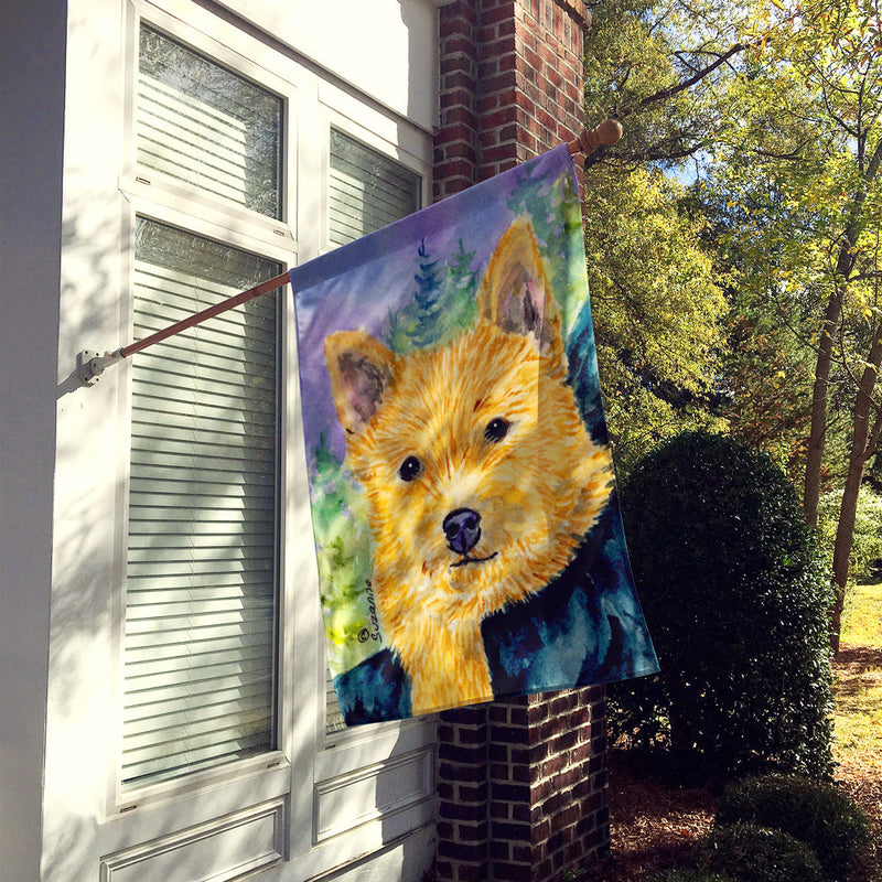 Norwich Terrier Flag Canvas House Size