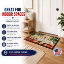 Golden Retriever Doormat Indoor Outdoor 18H X 27W Front Door Mat Rugs for Entryway, Non Slip Washable