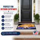 Golden Retriever Doormat Indoor Outdoor 18H X 27W Front Door Mat Rugs for Entryway, Non Slip Washable