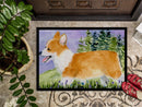 Corgi Doormat Indoor Outdoor 24H X 36W Front Door Mat Rugs for Entryway, Non Slip Washable Low Pile,