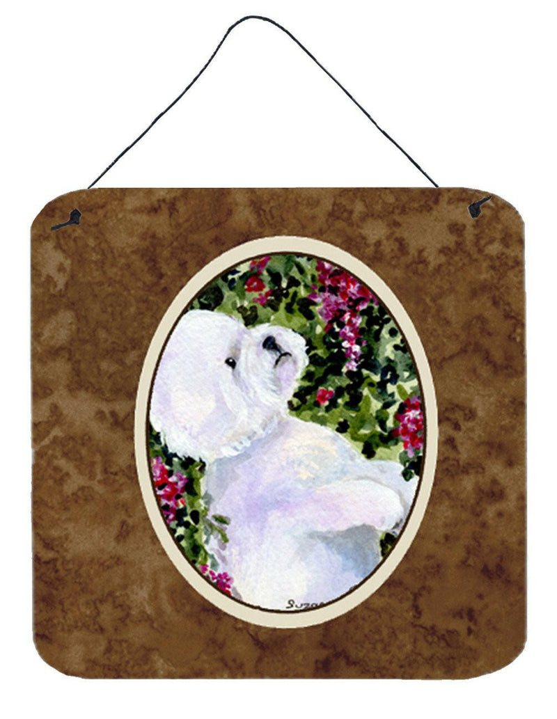 Bichon Frise Aluminium Metal Wall or Door Hanging Prints