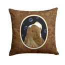 Springer Spaniel Decorative Throw Pillow 14x14 Indoor Outdoor Accent Cushion, Fabric Cover with Insert for Sofa, Bed, Porch & Living Room