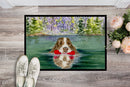 Springer Spaniel Doormat Indoor Outdoor 24H X 36W Front Door Mat Rugs for Entryway, Non Slip Washable Low Pile,
