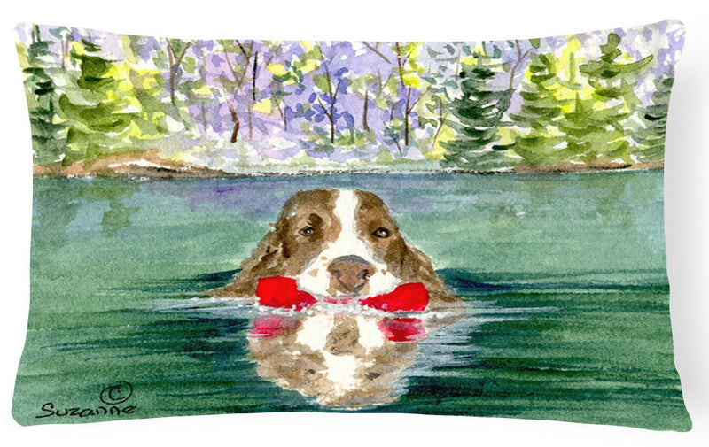 Springer Spaniel Decorative   Canvas Fabric Pillow