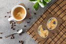 Chow Chow Foam Coasters Set of 4 Cup Coasters for Indoor Outdoor, Tabletop Protection, Anti Slip, Mouse pad Material