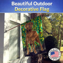 Chesapeake Bay Retriever House Flag 28x40 Porch Sleeve Pole Decorative Outside Yard Banner Artwork Wall Hanging, Polyester