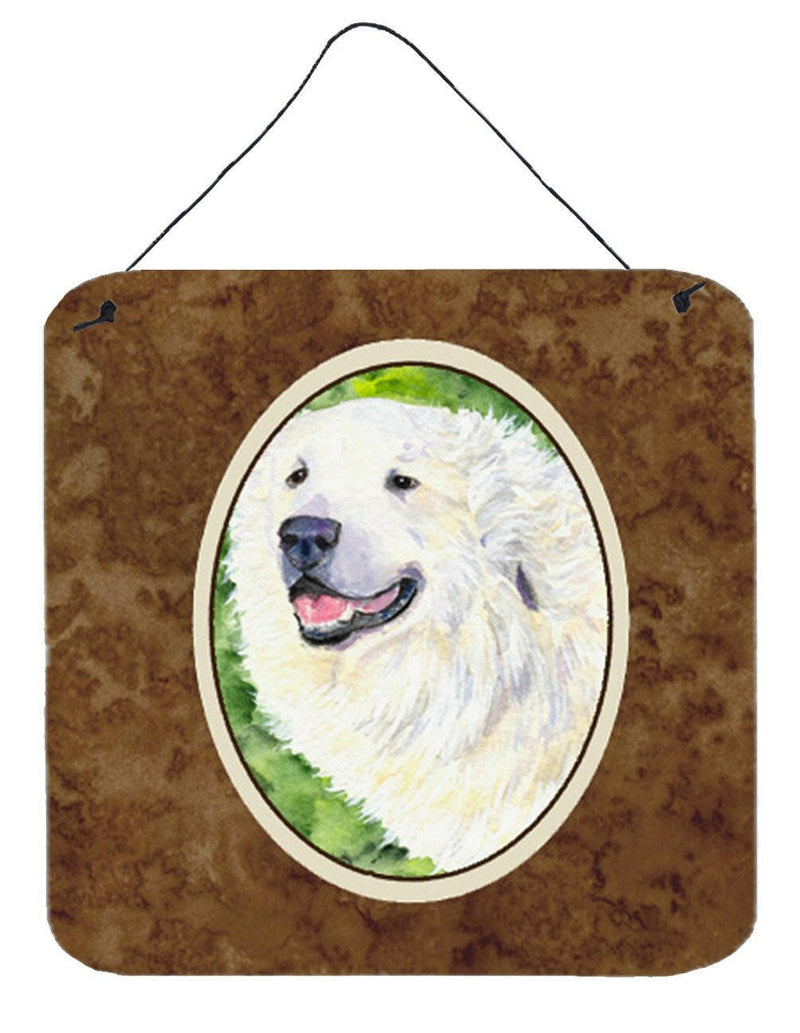 Great Pyrenees Aluminium Metal Wall or Door Hanging Prints