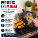 Norwich Terrier Pot Holder Set of 2 Heat Resistant Quilted Hot Pads 7.5 x 7.5 Inch, Insulated Kitchen Trivets for Cooking & Baking