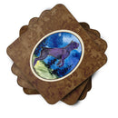 Cane Corso Foam Coasters Set of 4 Cup Coasters for Indoor Outdoor, Tabletop Protection, Anti Slip, Mouse pad Material