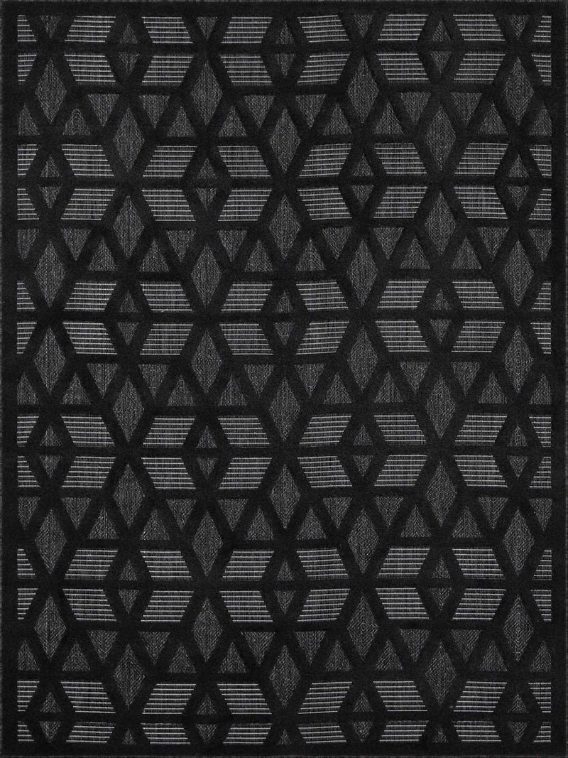 Nuri Black Outdoor Rug