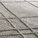 Baqer Bone & Taupe Textured Performance Rug - Clearance