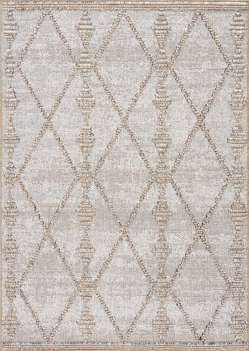 Nyla Bone & Tan Area Rug