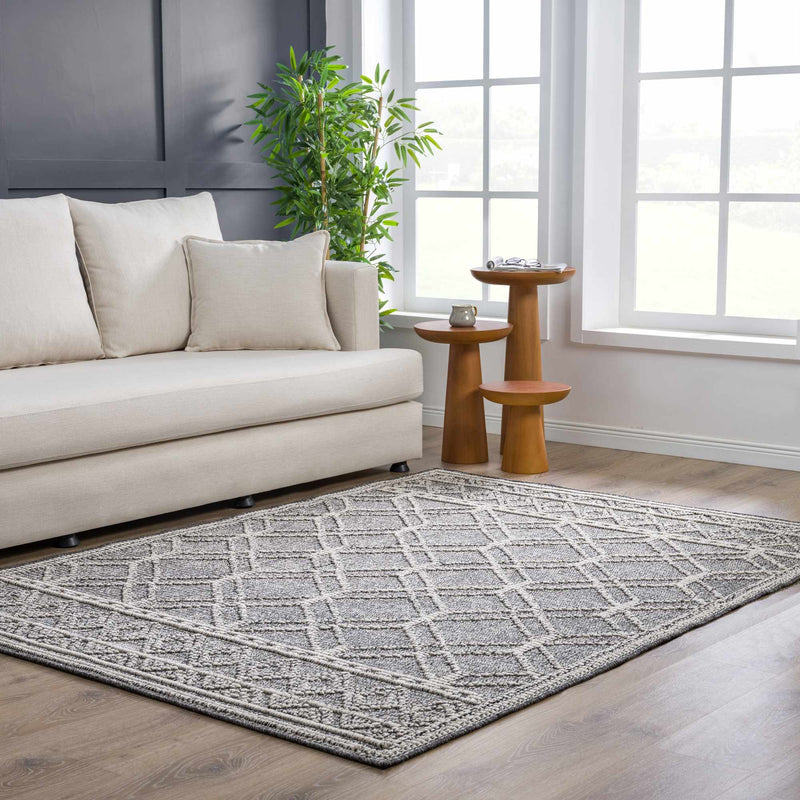 Diah Black & Bone Area Rug - Clearance