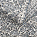 Diah Gray Blue & Bone Area Rug - Clearance