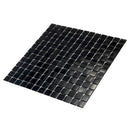 Black 12x12 Glossy Glass Uniform Square Mosaic Tile (20 pack, 20 sq ft/case)