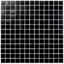 Black 12x12 Glossy Glass Uniform Square Mosaic Tile (20 pack, 20 sq ft/case)