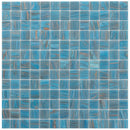 Bright Cerulean Blue 12x12 Glossy Uniform Square Glass Mosaic Tile (20 pack, 20 sq ft/case) - Sample