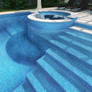 Dodger Blue 12x12 Glossy Uniform Square Glass Mosaic Tile (20 pack, 20 sq ft/case) - Sample