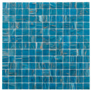 Blue 12x12 Uniform Square Glossy Glass Mosaic Tile (20 pack, 20 sq ft/case)