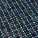Berlin Blue 12x12 Glossy Uniform Square Glass Mosaic Tile (20 pack, 20 sq ft/case) - Sample