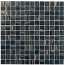 Berlin Blue 12x12 Glossy Uniform Square Glass Mosaic Tile (20 pack, 20 sq ft/case) - Sample
