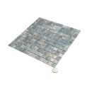 Manatee Blue 12x12 Glossy Uniform Square Glass Mosaic Tile (20 pack, 20 sq ft/case)