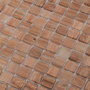 Copper Brown 12x12 Glossy Uniform Square Glass Mosaic Tile (20 pack, 20 sq ft/case) - Sample