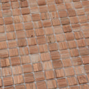 Copper Brown 12x12 Glossy Uniform Square Glass Mosaic Tile (20 pack, 20 sq ft/case) - Sample