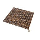 Brown Gold 12x12 Glossy Uniform Square Glass Mosaic Tile (20 pack, 20 sq ft/case) - Sample