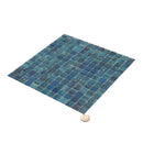 Sea Blue 12x12 Uniform Square Glossy Glass Mosaic Tile (20 pack, 20 sq ft/case)
